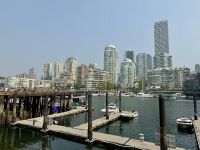 13. Tag – Stadtrundfahrt Vancouver – Blick von der Granville Island auf die Downtown