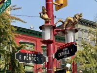 13. Tag – Stadtrundfahrt Vancouver – Laternenmast in Chinatown