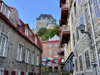 3. Tag – Stadtrundfahrt Québec – Die 3 Wächter vor unserem Bus