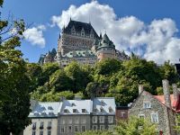 3. Tag – Stadtrundfahrt Québec – Blick zum Château Frontenac