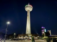 7. Tag – Toronto bis Niagara Falls – Niagarafälle – Skylon Tower bei Nacht