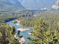 9. Tag – Banff & Yoho National Park – Bow River & Banff Springs Hotel