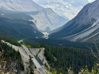 10. Tag – Banff bis Jasper – Icefields Parkway – Fotostopp am „Big Bend“