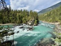 12. Tag – Jasper bis Clearwater – Spaziergang zu den Rearguard Falls