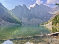 Lake Agnes vom Teahouse aus