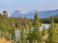 Bow Fluss mit Castle Mountain