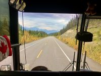 Herbstfarben auf der Gletscher Parkstrasse
