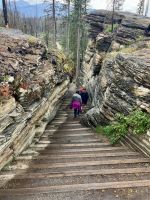 Alter Flusslauf der Athabasca Fälle