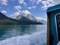 Bootsfahrt auf Maligne See