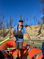 Rafting auf dem Athabasca Fluss