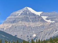 Mount Robson mit seinem Gletscher in BC