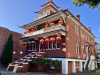 die Chinesische Schule in Victoria's Chinatown