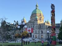 Das Parlament in Victoria Hauptstadt von BC