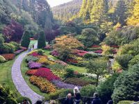 Der Versunkene Garten in Butchart Gardens