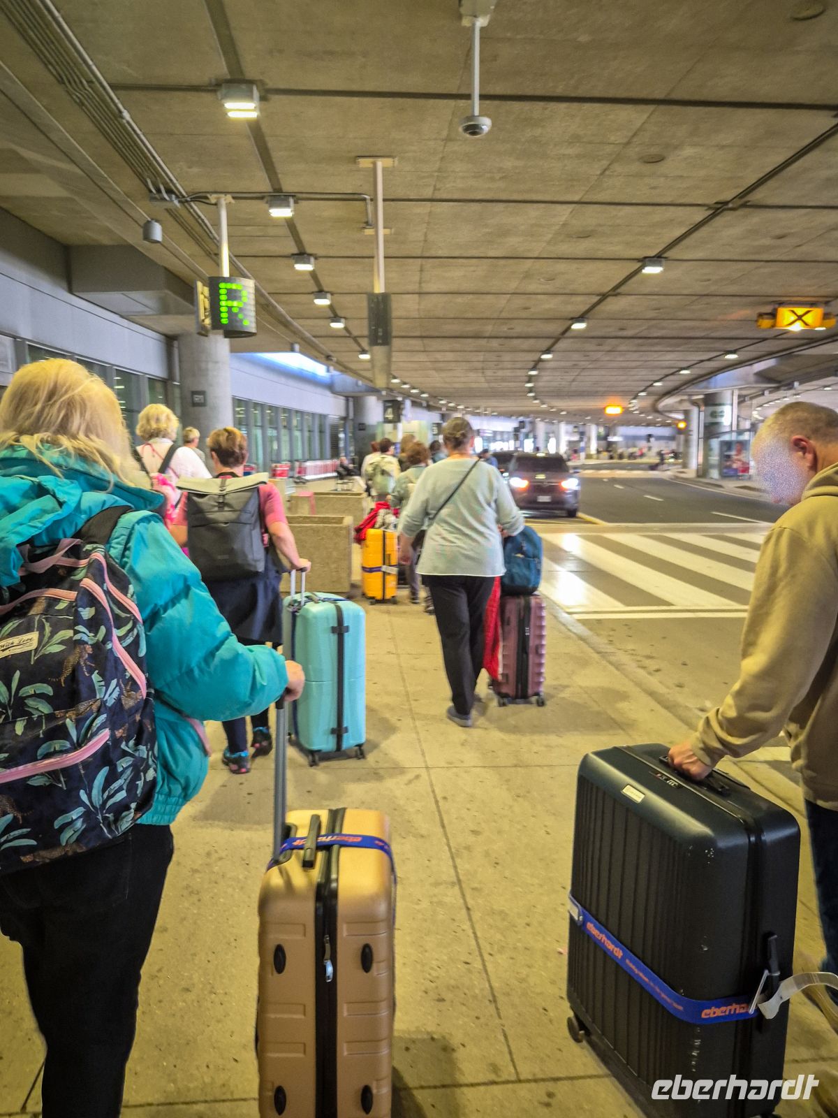 Ankunft am Flughafen Toronto - Kanada 