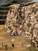 Im Besucherzentrum Head-Smashed-In Buffalo Jump in Alberta