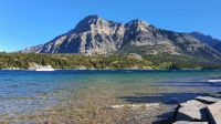 Bootsfahrt auf dem Upper Waterton Lake
