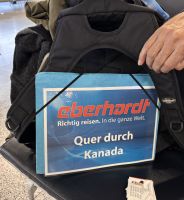 Treffen im Gate am Flughafen Frankfurt