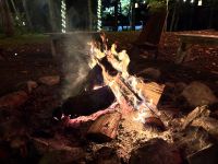 Lagerfeuer beim Sugar Shack