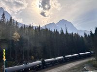 Yoho National Park, Erdöl Waggons