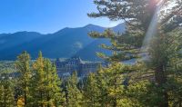 Banff Springs Hotel vom Tunnel Mountain Drive
