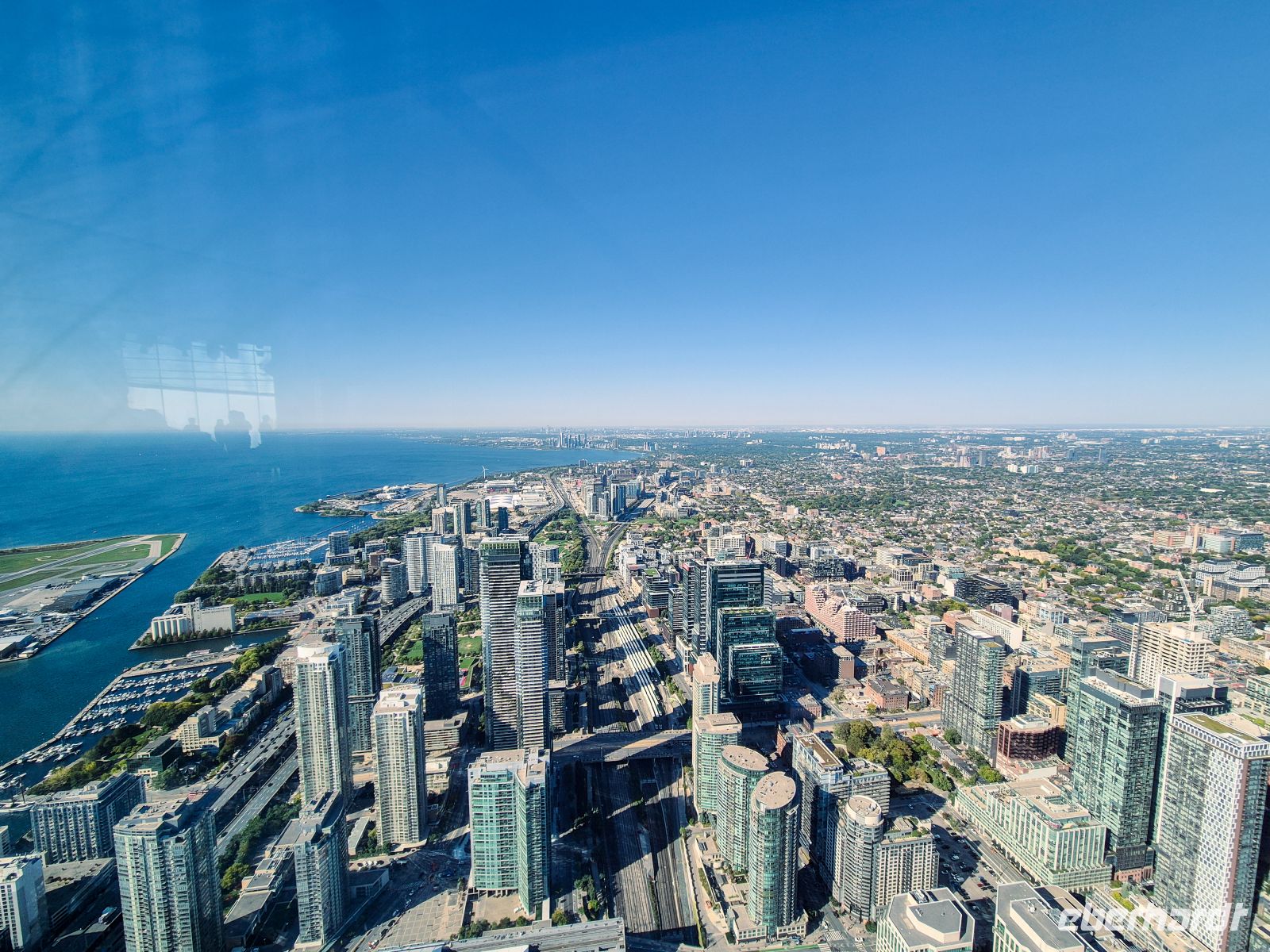 Ausblick vom CN Tower Toronto Kanada 