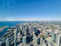 Ausblick vom CN Tower Toronto Kanada 