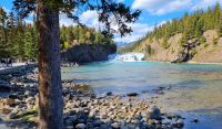 Bow River Falls in Banff
