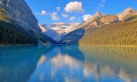 Lake Louise mit dem Victoria-Gletscher