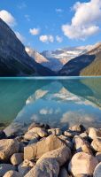 Lake Louise mit dem Victoria-Gletscher
