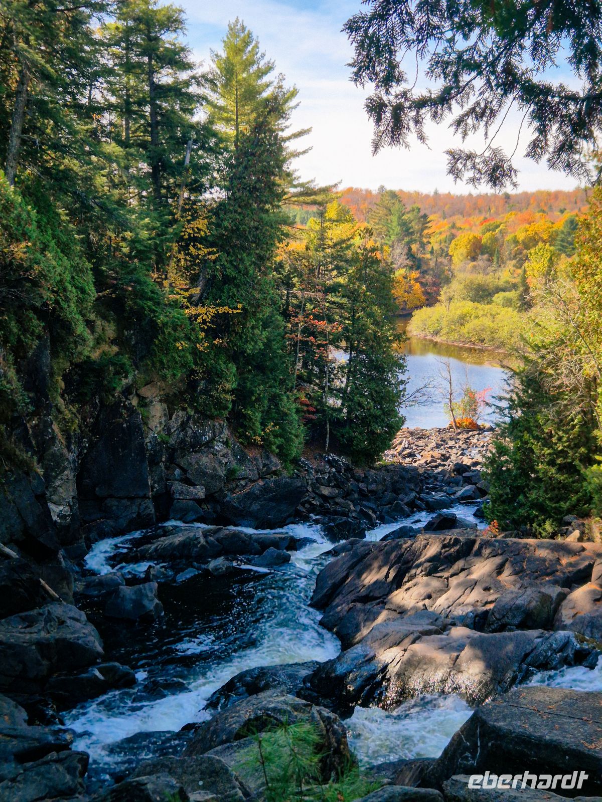 Wasserfall im Prinz Algonquin Park - Kanada