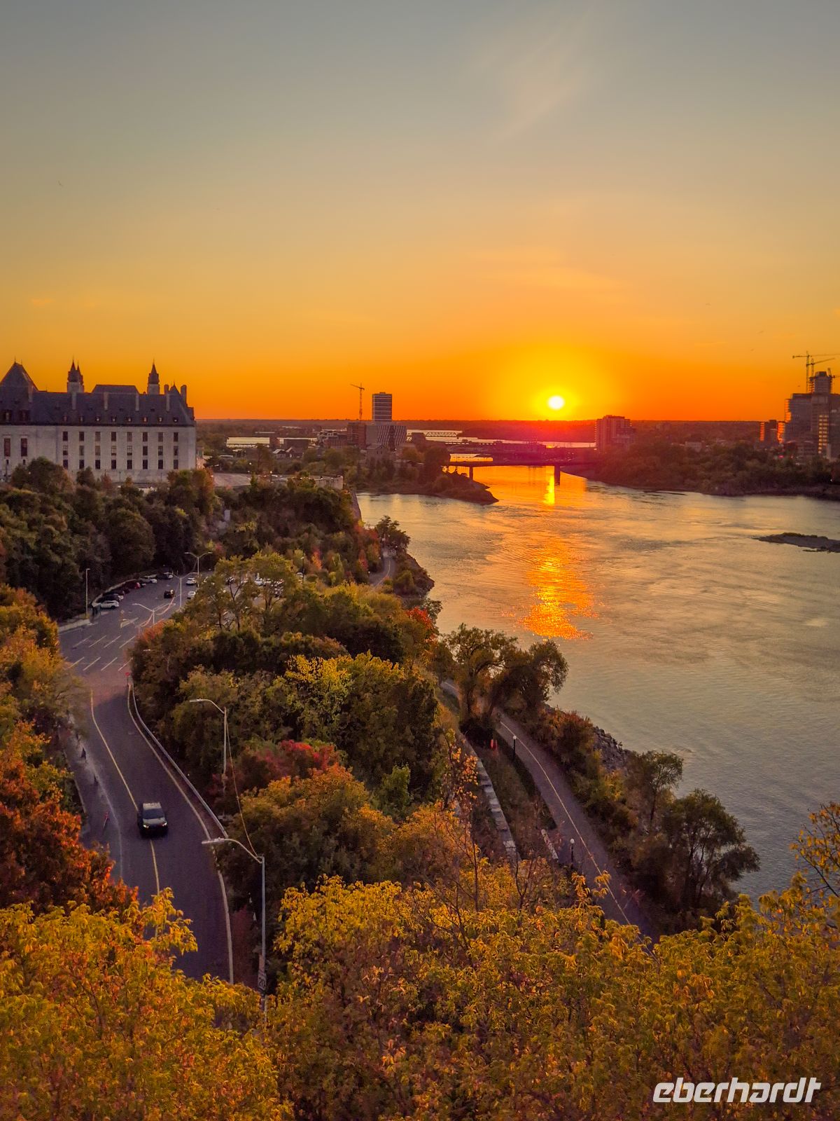 Ottawa River - Blick vom Parlament - Kanada 