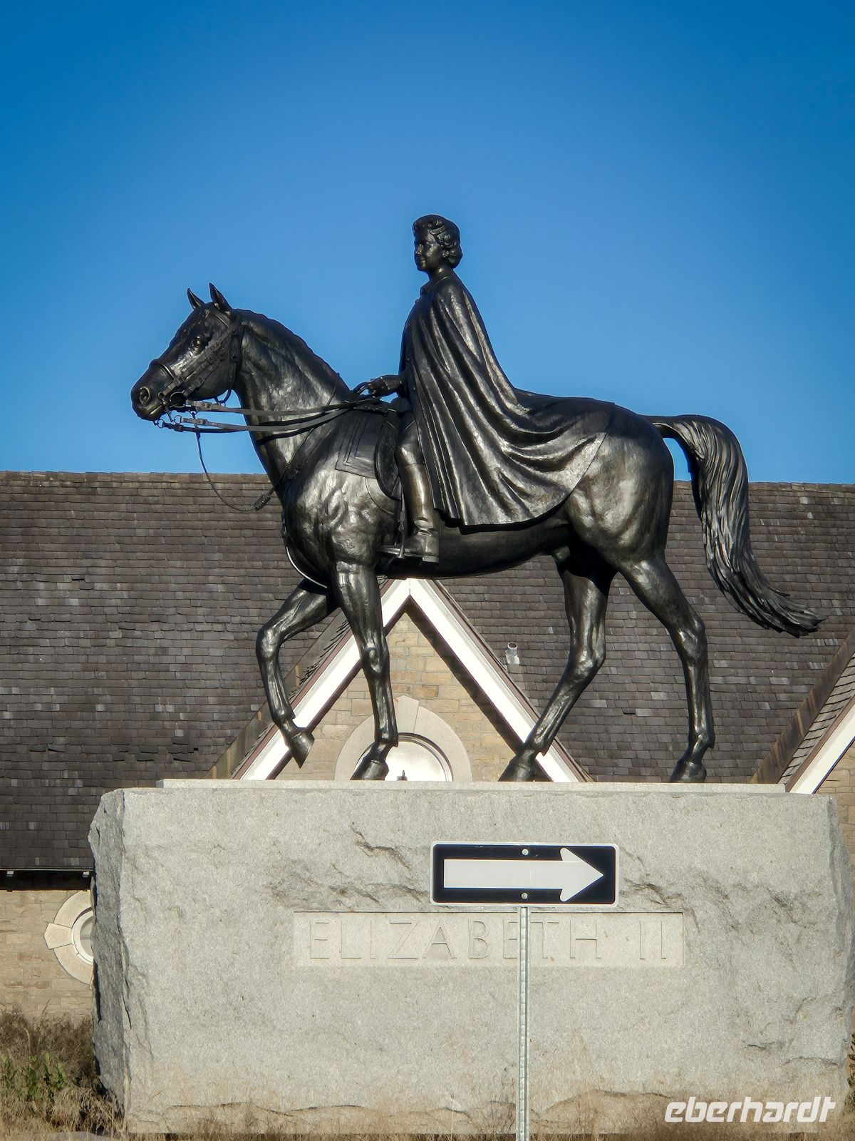 Statue der Königin Elisabeth Rideau Hall Park - Ottawa - Kanada 