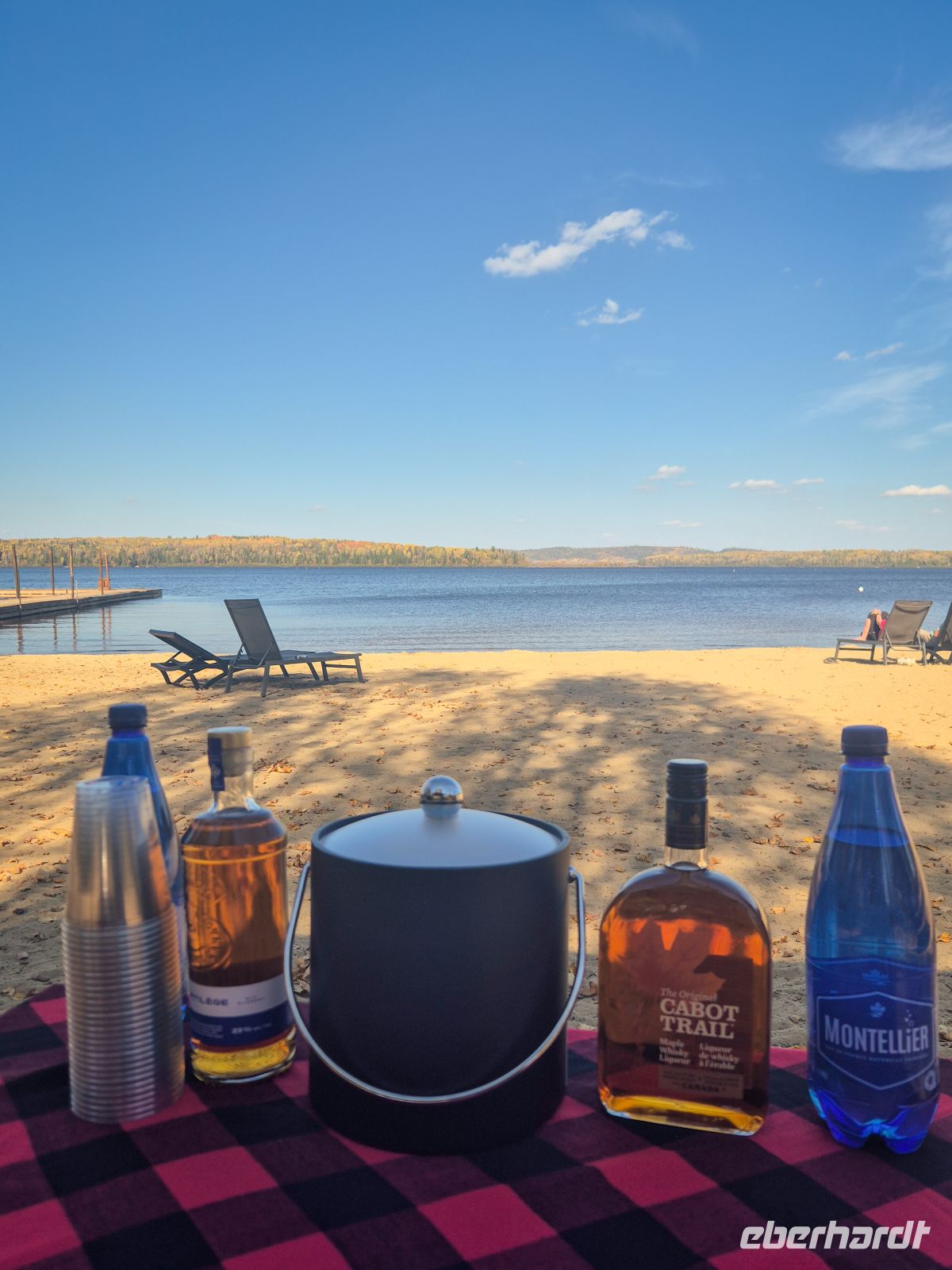 Whiskyverkostung am Lac Taureau - Kanada 