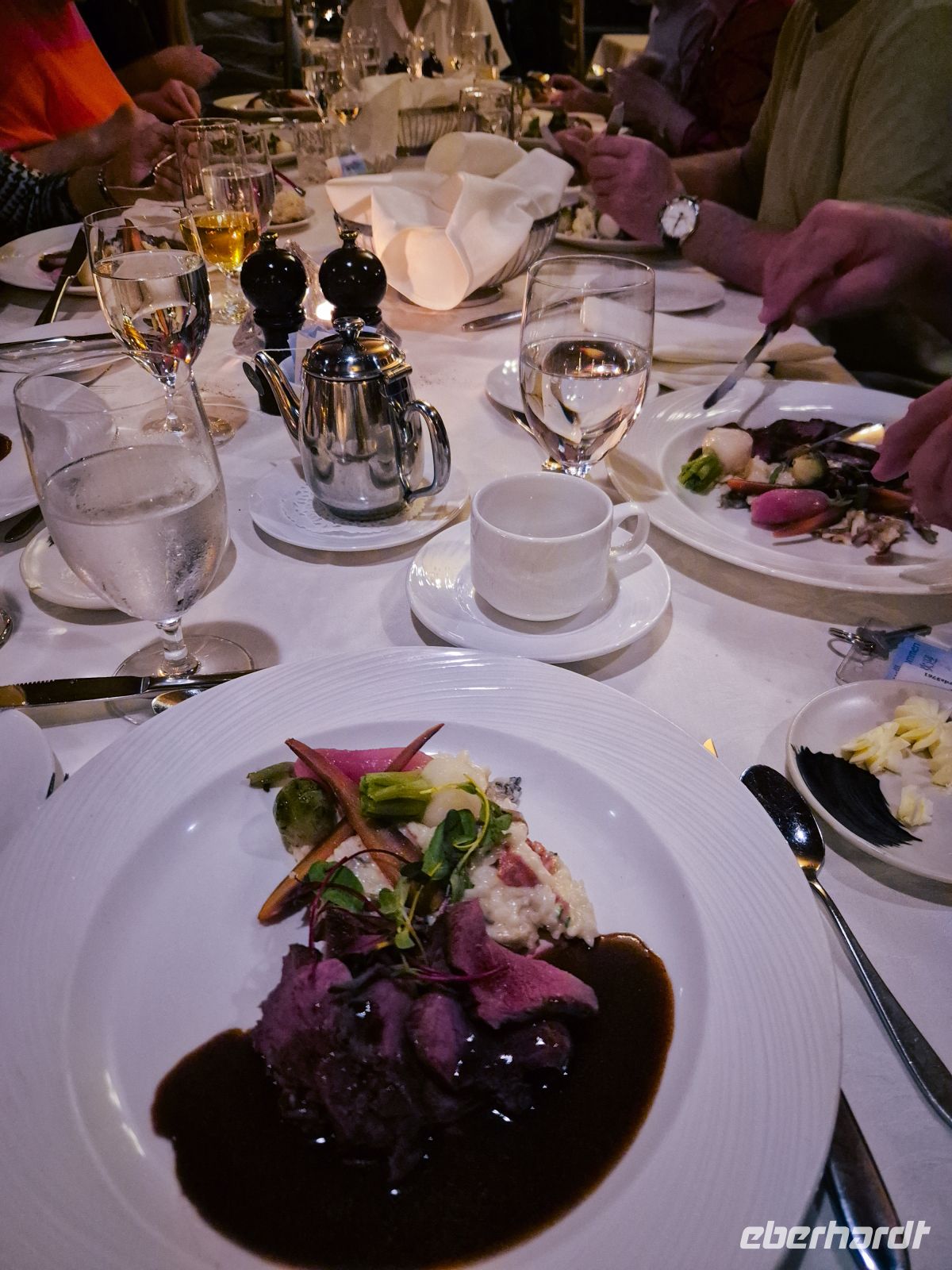 Abendessen Auberge Des 3 Canards - La Malbaie - Kanada 