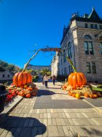 Halloween Dekoration in Quebec City - Kanada 