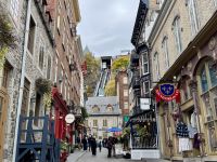 11. Tag – La Malbaie bis Québec – Altstadt von Québec – Blick zur Funiculaire