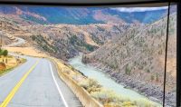 Fahrt durch den Fraser Canyon