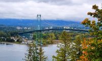 Lions Gate Bridge in Nord-Vancouver