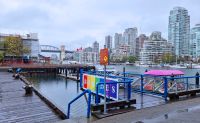Blick von Granville Island auf Vancouver