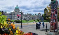 Parlamentsgebäude von Victoria auf Vancouver Island