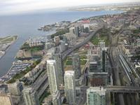 Toronto - Blick vom CN Tower auf die Harbourfront