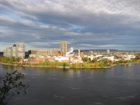 Blick über den Ottawa River nach Gatineau (Schwesternstadt Ottawas)