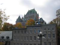 Quebec - Blick über die Unterstadt zum Hafen