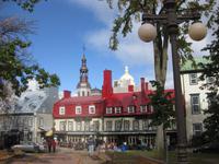Quebec - Oberstadt, das älteste Gebäude der Stadt