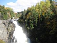 Sainte-Anne Canyon - nun ein tosender Wasserfall