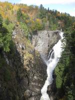 Sainte-Anne Canyon - nun ein tosender Wasserfall