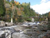 Sainte-Anne Canyon - obere Hängebrücke