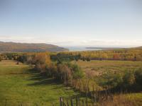 Blick auf den St.-Lorenz-Strom bei Baie-Saint-Paul