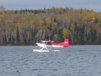 Start zum Rundflug über das Reservat Taureau